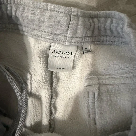 Aritzia Light Gray Cargo Pants Heather Chrome - Picture 4 of 6